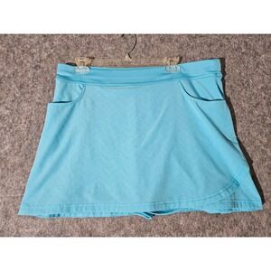 Callaway Golf Skort Women XL Blue Perforated Activewear Pockets